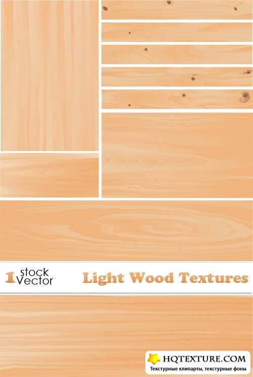 Light Wood Textures Vector