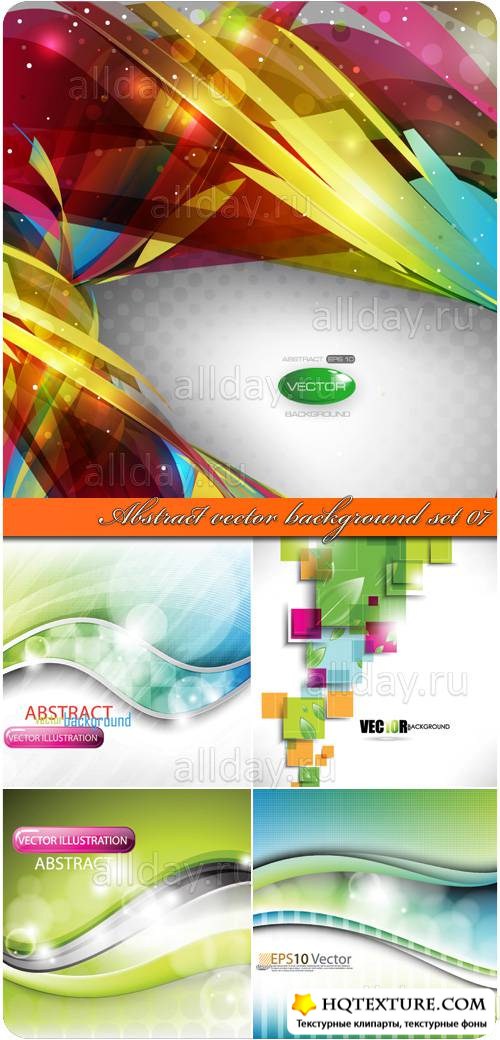    07 | Abstract vector background set 07
