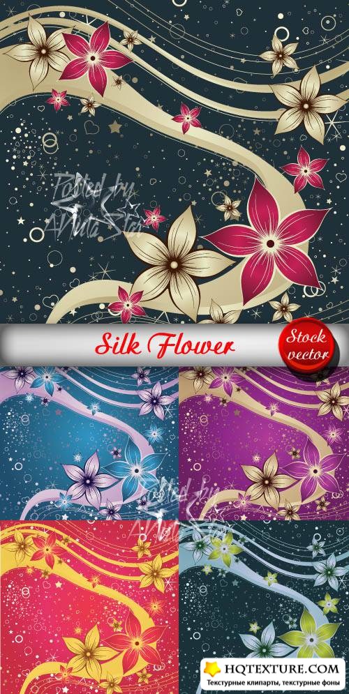 Silk Flower Vector 2     2
