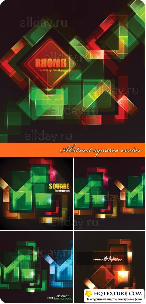   | Abstract squares vector 