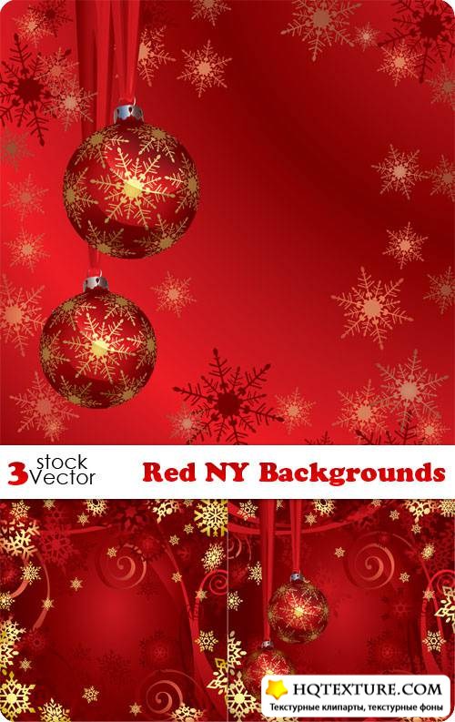 Red NY Backgrounds Vector