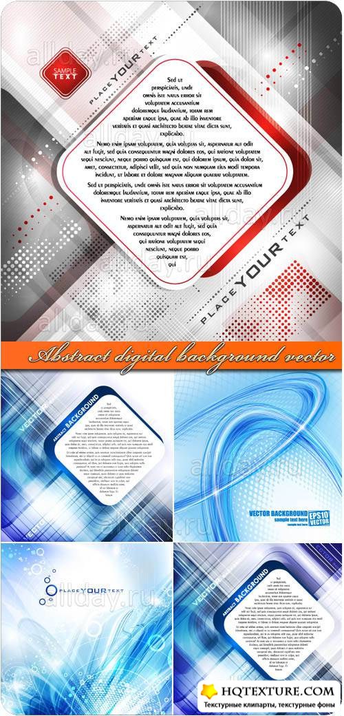    | Abstract digital background vector 