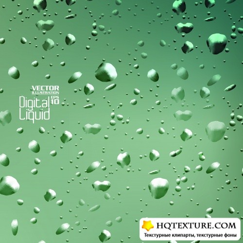     | Bubbles and water drop background vector