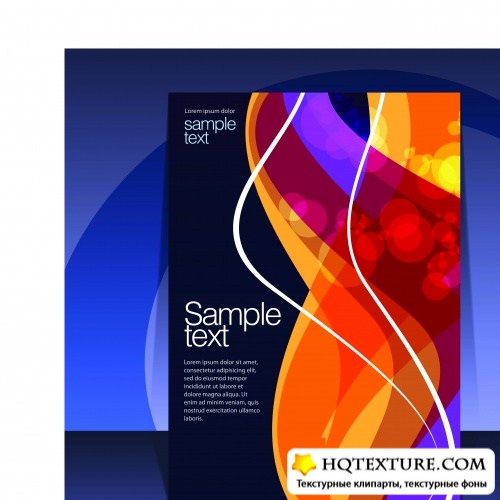    23 | Cover brochure abstract vector part 23