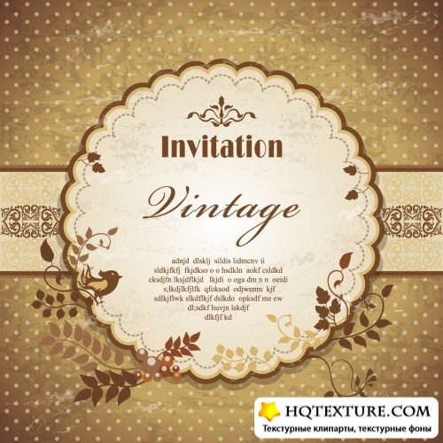 Vintage invitations 3