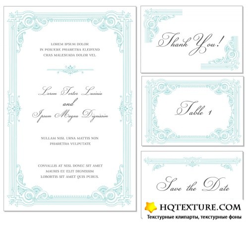 Templates for wedding cards