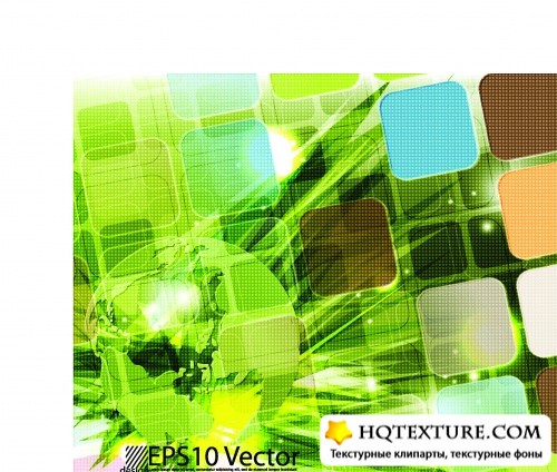    018 | Abstract background vector set 018