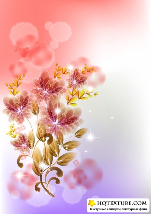     4 | Delicate flowers background 4