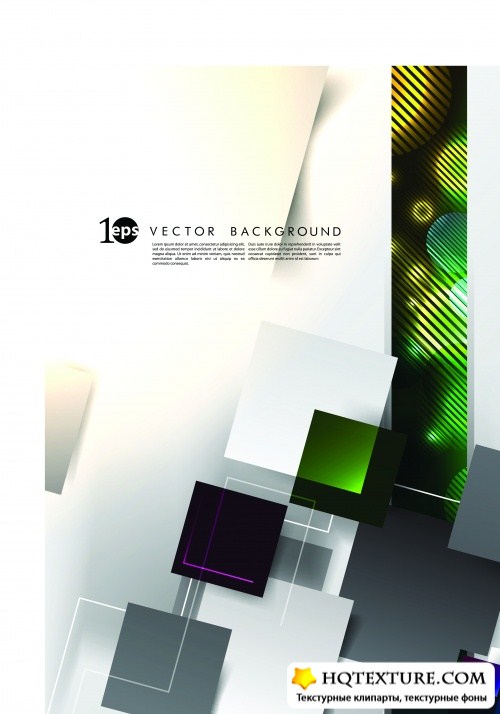    012 | Abstract vector background set 012