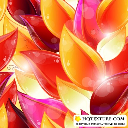 Colorful Floral Backgrounds Vector 3