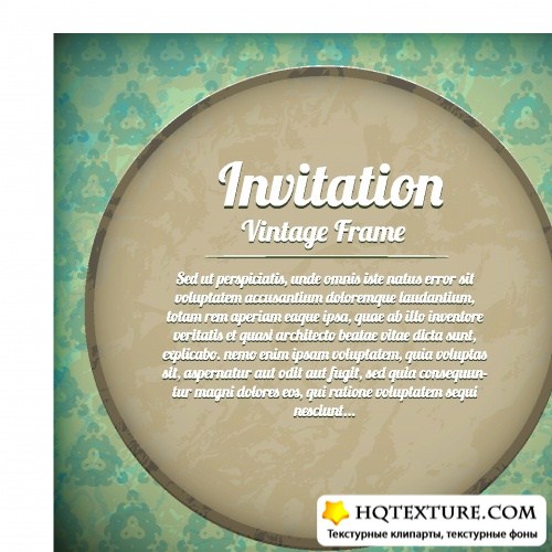     | Old paper greeting card vector