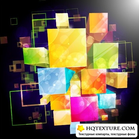     3 | Abstract cube background 3