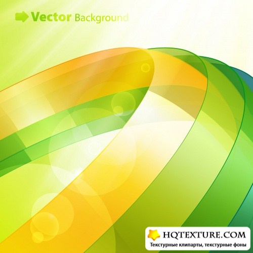 Colorful ribbons vector background