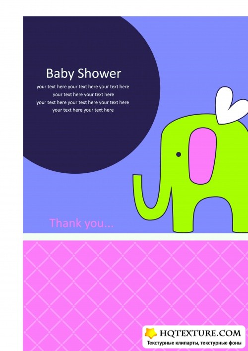     | Cute baby - shower design vector