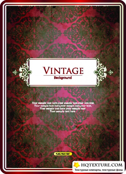 Grunge & Vintage Backgrounds Vector 2