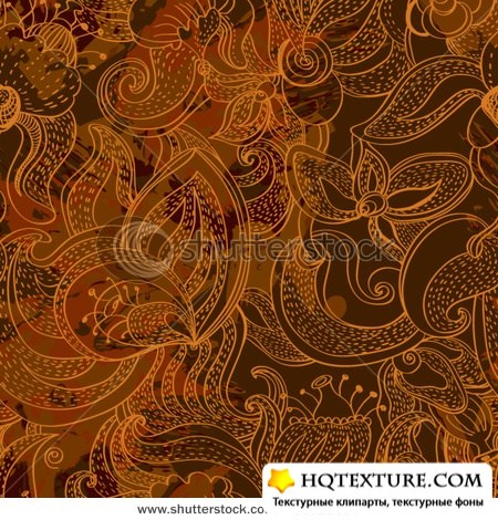      | Seamless texture with flowers vector 