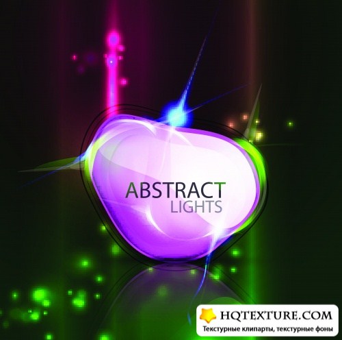       22 | Abstract lights background vector set 22