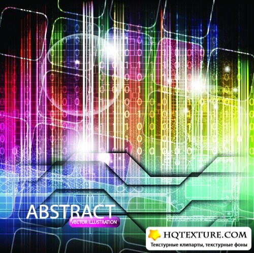 Color Abstract Backgrounds Vector 3 
