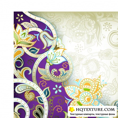    | Vector background with ornament