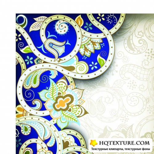    | Vector background with ornament