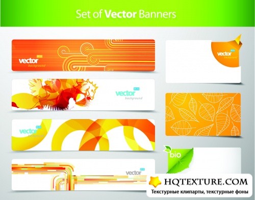 Color Abstract Banners Vector 2