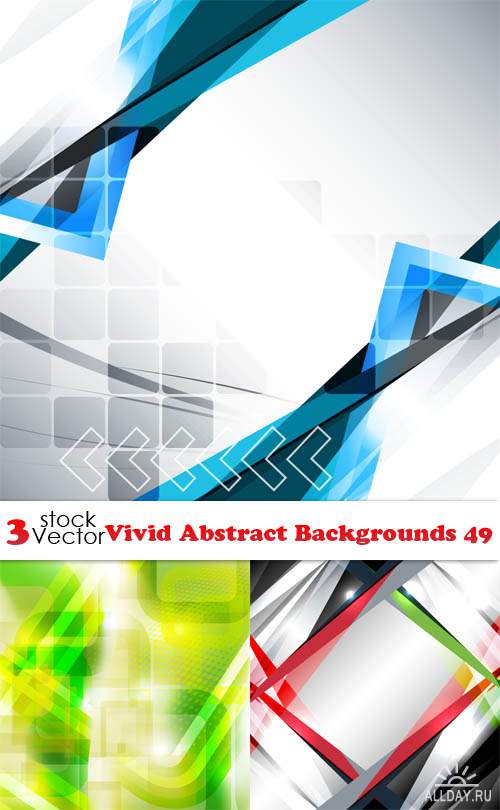 Vectors - Vivid Abstract Backgrounds 49