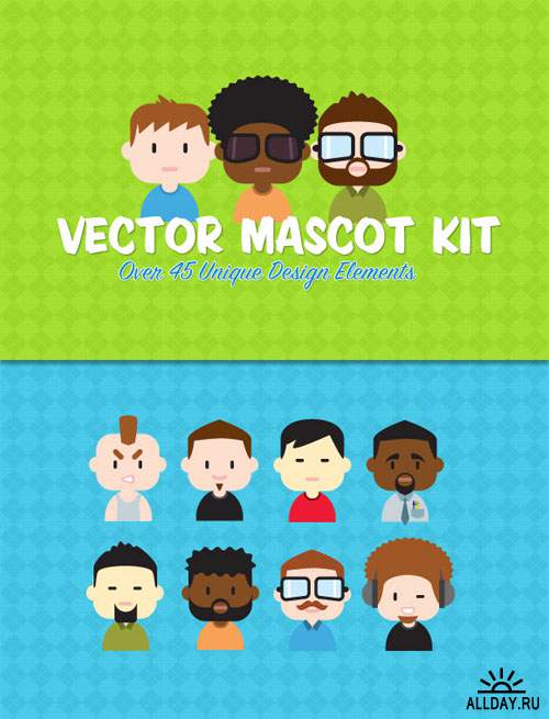 WeGraphics - Vector Mascot Creation Kit