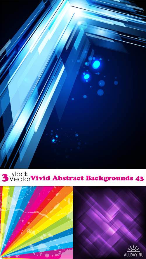 Vectors - Vivid Abstract Backgrounds 43