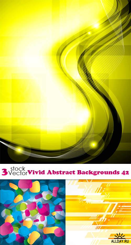 Vectors - Vivid Abstract Backgrounds 42