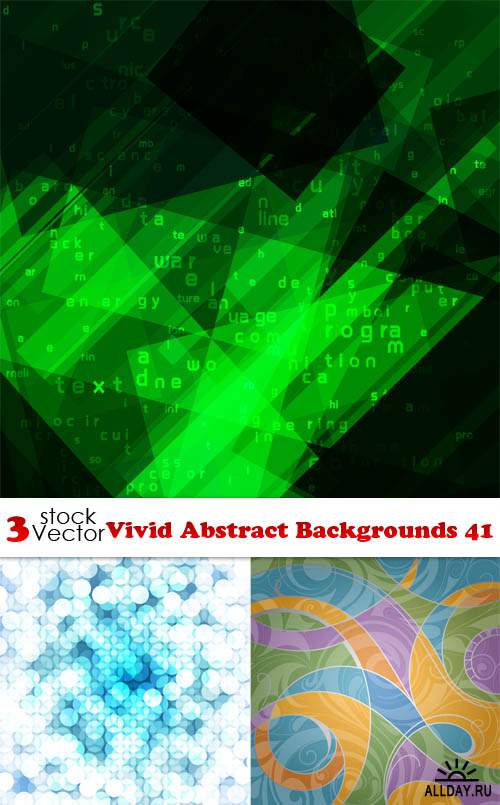 Vectors - Vivid Abstract Backgrounds 41