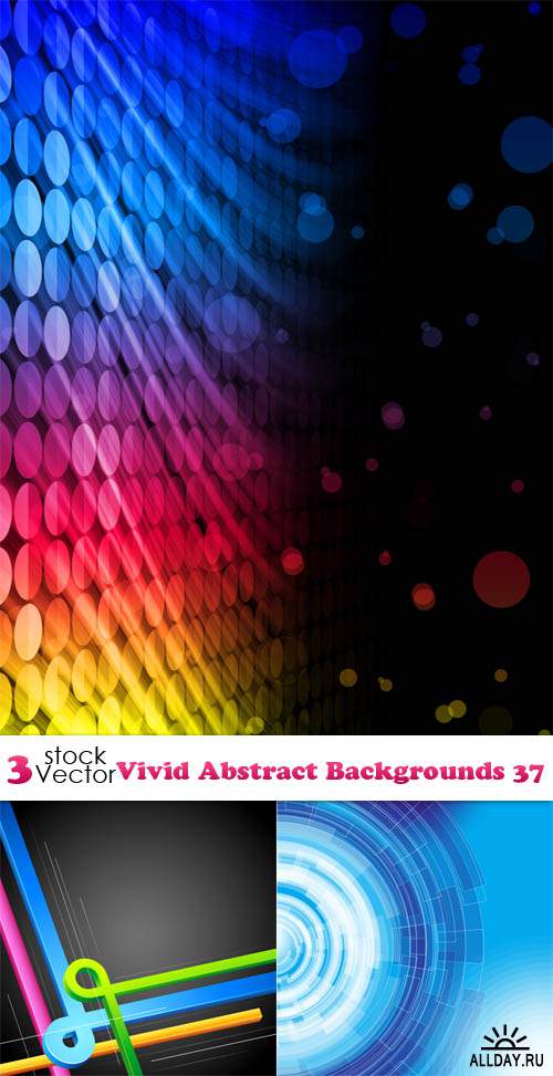 Vectors - Vivid Abstract Backgrounds 37