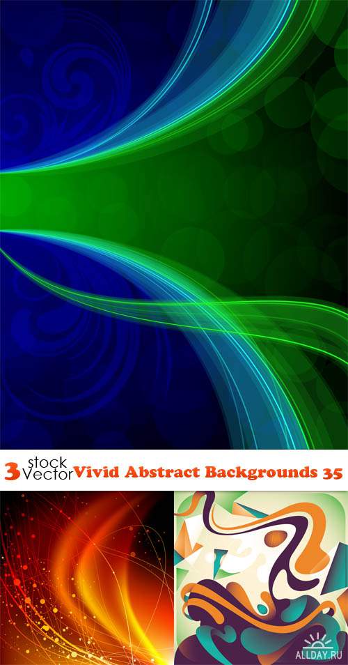 Vectors - Vivid Abstract Backgrounds 35