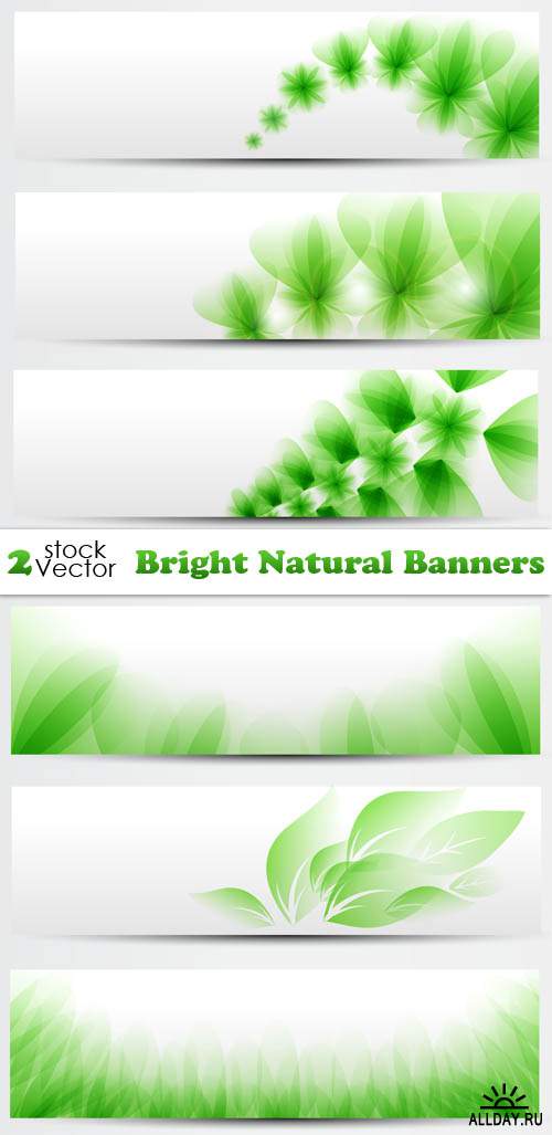 Vectors - Bright Natural Banners