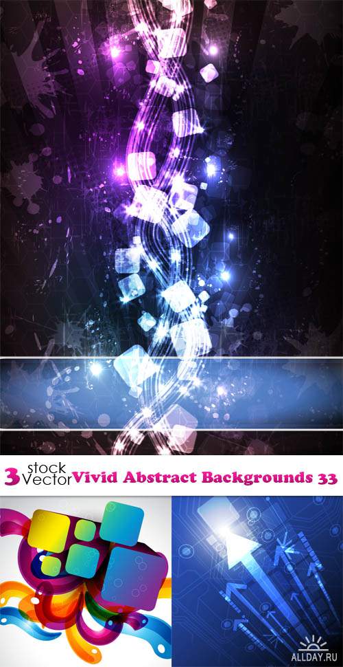 Vectors - Vivid Abstract Backgrounds 33