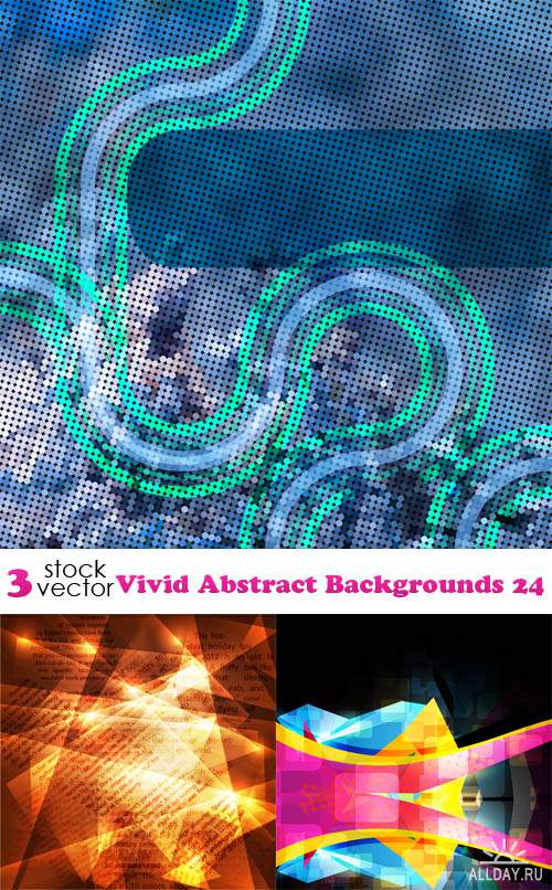 Vectors - Vivid Abstract Backgrounds 24