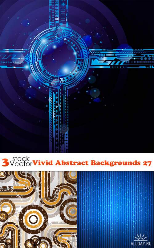 Vectors - Vivid Abstract Backgrounds 27