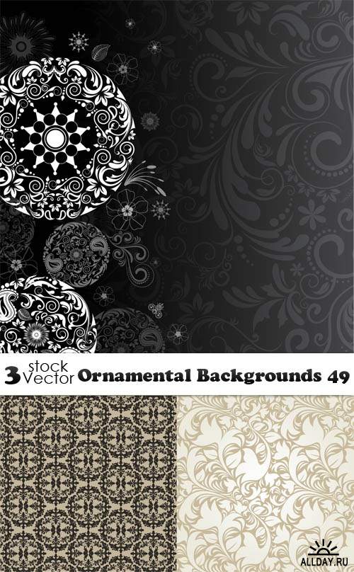 Vectors - Ornamental Backgrounds 49
