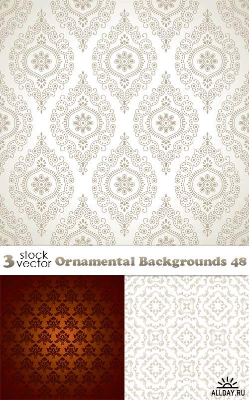 Vectors - Ornamental Backgrounds 48
