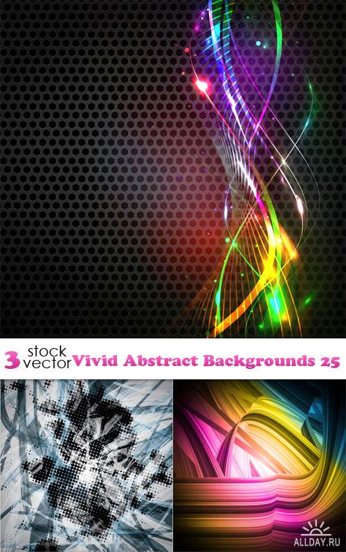 Vectors - Vivid Abstract Backgrounds 25