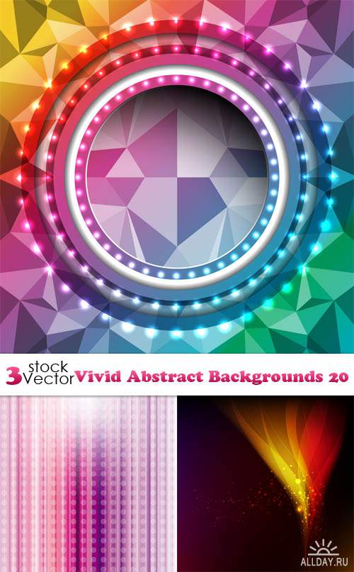 Vectors - Vivid Abstract Backgrounds 20