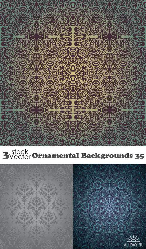 Vectors - Ornamental Backgrounds 35