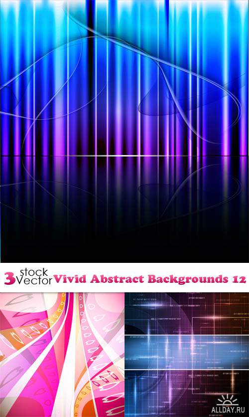 Vectors - Vivid Abstract Backgrounds 12
