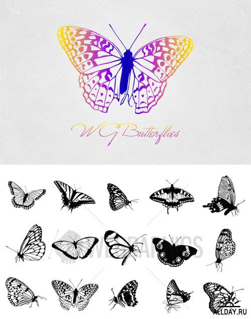 WeGraphics - Butterflies