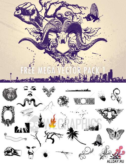 WeGraphics - Mega Vector Pack #1