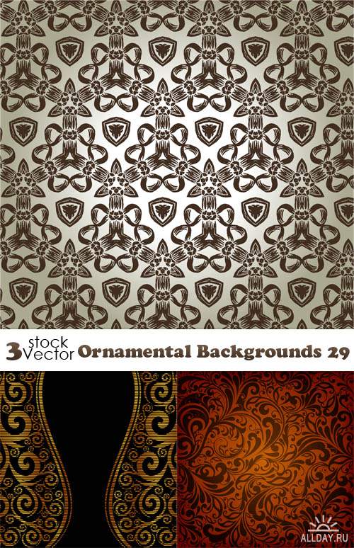 Vectors - Ornamental Backgrounds 29