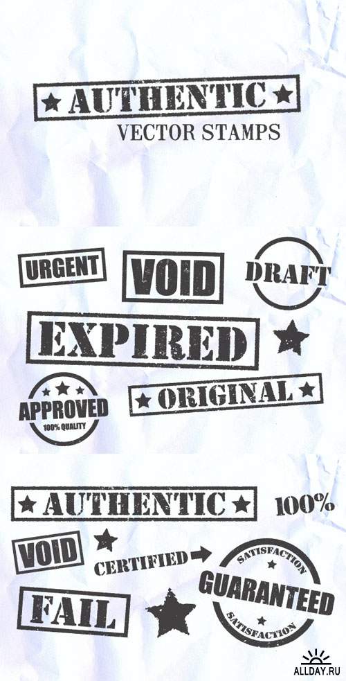 WeGraphics - Authentic Vector Stamps