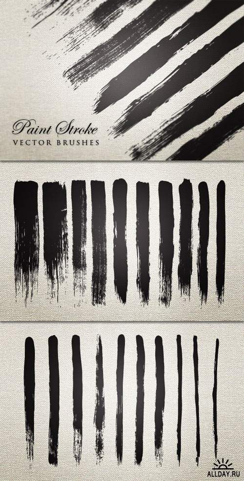 WeGraphics - Vector Paint Stroke Brushes