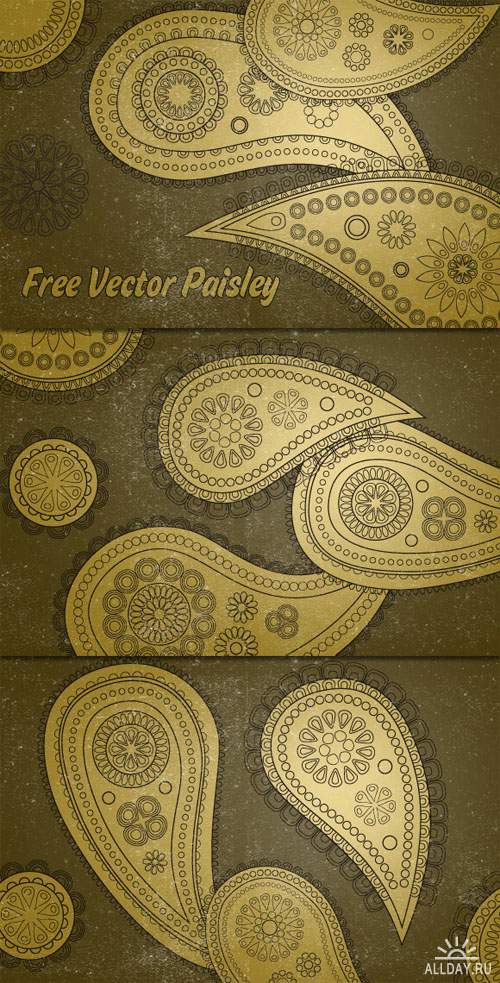 WeGraphics - Vector Paisley Patterns