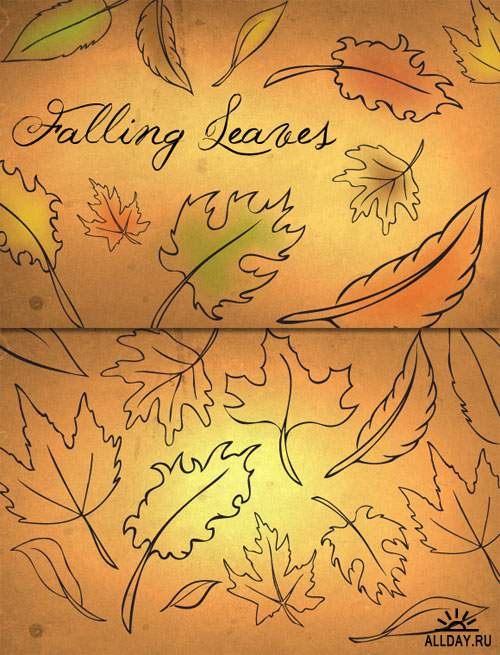WeGraphics - Vector Falling Leaves