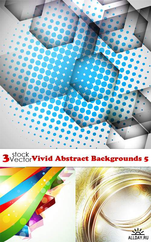 Vectors - Vivid Abstract Backgrounds 5